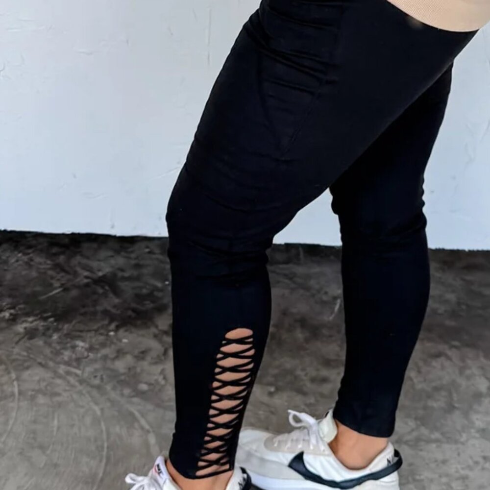 Plus Size BLACK BLAKELEY SIGNATURE LEGGINGS